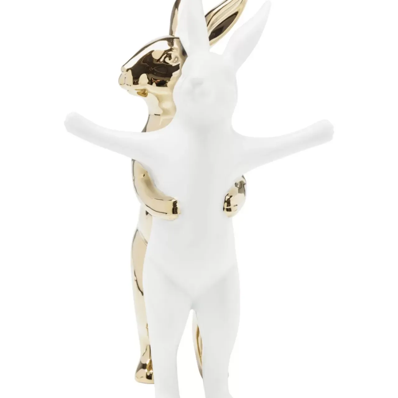 Deko & Geschenkartikel|KARE Design Deko Figur Hugging Rabbits Medium