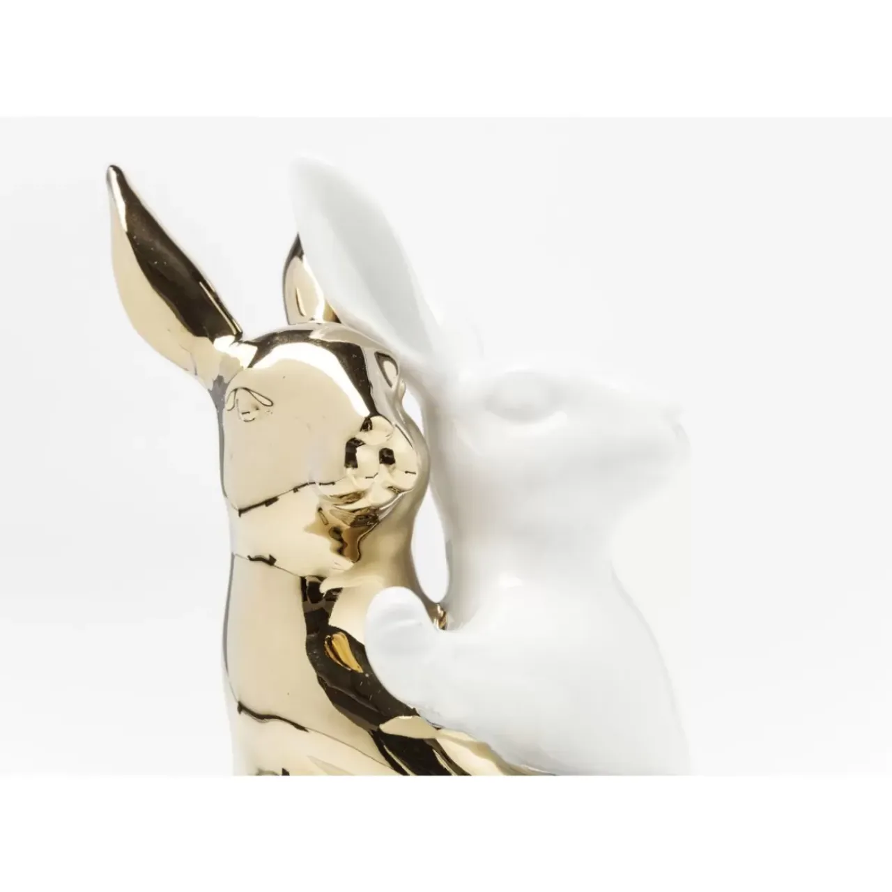 Deko & Geschenkartikel|KARE Design Deko Figur Hugging Rabbits Medium