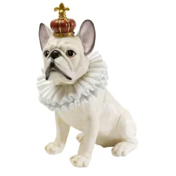 Deko & Geschenkartikel|KARE Design Deko Figur King Dog Weis 33Cm