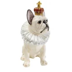 Deko & Geschenkartikel|KARE Design Deko Figur King Dog Weis 33Cm