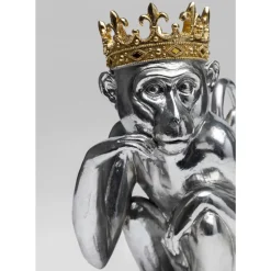 Deko & Geschenkartikel|KARE Design Deko Figur King Lui Silber 35