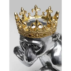 Deko & Geschenkartikel|KARE Design Deko Figur King Lui Silber 35