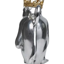 Deko & Geschenkartikel|KARE Design Deko Figur King Lui Silber 35