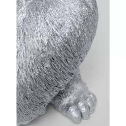 Deko & Geschenkartikel|KARE Design Deko Figur Monkey Gorilla Side Xl Silber Matt