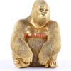 Deko & Geschenkartikel|KARE Design Deko Figur Monkey Gorilla Side Medium Gold