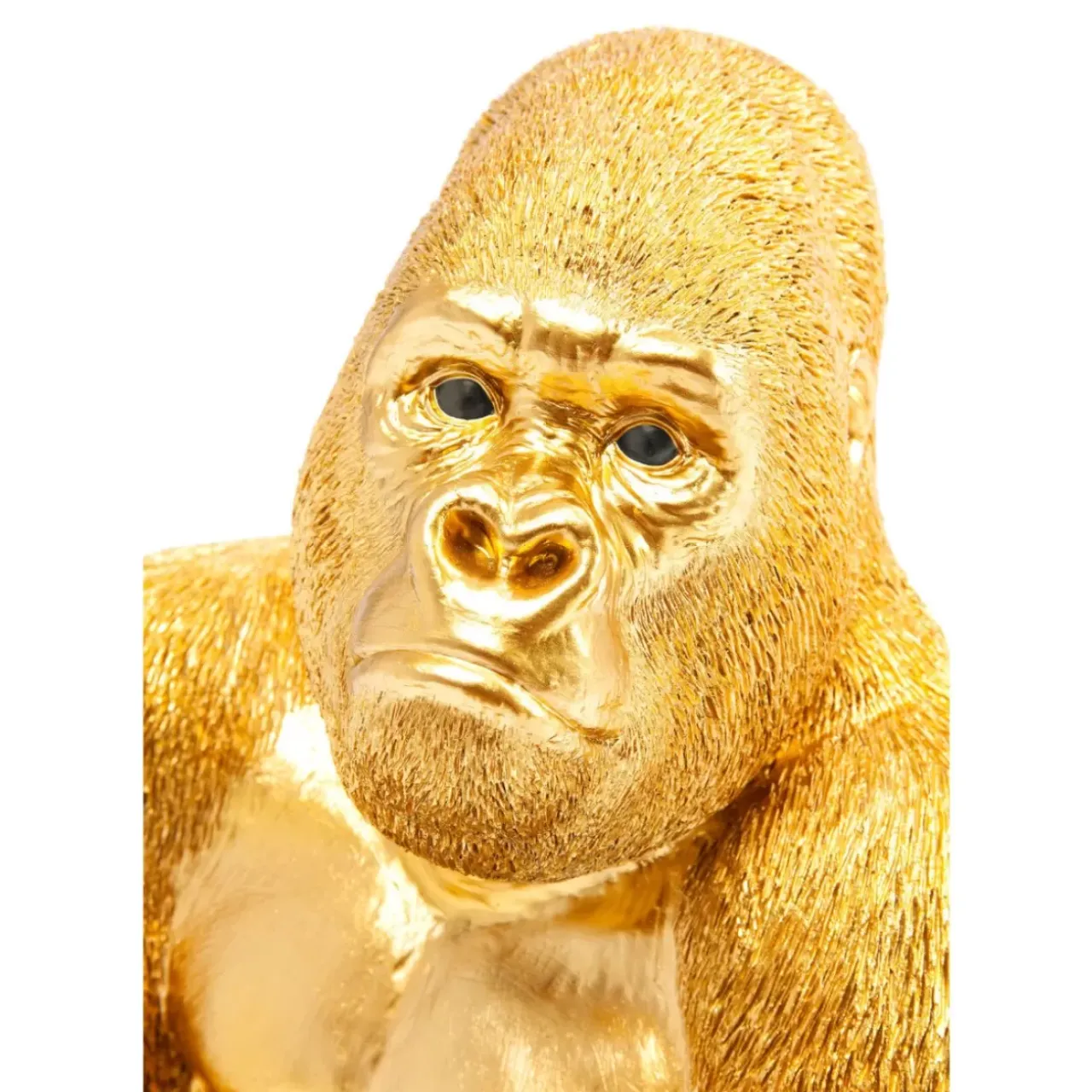 Deko & Geschenkartikel|KARE Design Deko Figur Monkey Gorilla Side Medium Gold