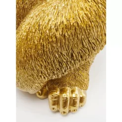 Deko & Geschenkartikel|KARE Design Deko Figur Monkey Gorilla Side Medium Gold
