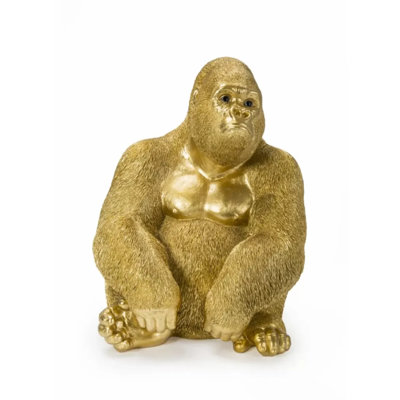 Deko & Geschenkartikel|KARE Design Deko Figur Monkey Gorilla Side Medium Gold