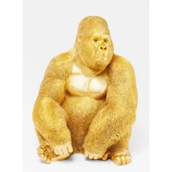 Deko & Geschenkartikel|KARE Design Deko Figur Monkey Gorilla Side Xl Gold