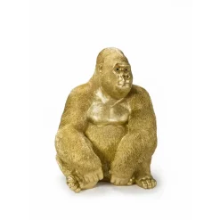 Deko & Geschenkartikel|KARE Design Deko Figur Monkey Gorilla Side Xl Gold
