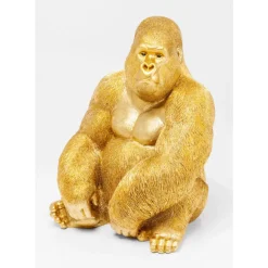 Deko & Geschenkartikel|KARE Design Deko Figur Monkey Gorilla Side Xl Gold