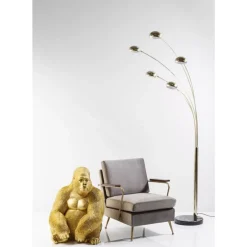 Deko & Geschenkartikel|KARE Design Deko Figur Monkey Gorilla Side Xl Gold