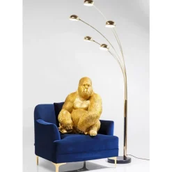 Deko & Geschenkartikel|KARE Design Deko Figur Monkey Gorilla Side Xl Gold