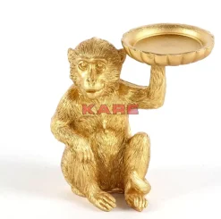 Deko & Geschenkartikel|KARE Design Deko Figur Monkey Tealight Holder 11Cm