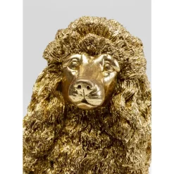 Deko & Geschenkartikel|KARE Design Deko Figur Mrs Poodle Gold 34Cm