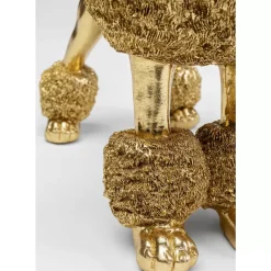 Deko & Geschenkartikel|KARE Design Deko Figur Mrs Poodle Gold 34Cm