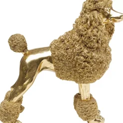 Deko & Geschenkartikel|KARE Design Deko Figur Mrs Poodle Gold 34Cm