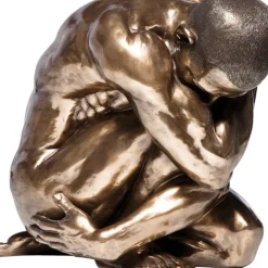 Deko & Geschenkartikel|KARE Design Deko Figur Nude Man Hug Bronze 54Cm