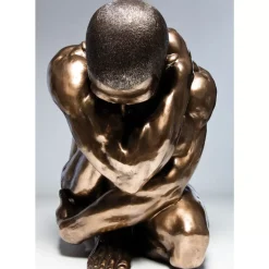 Deko & Geschenkartikel|KARE Design Deko Figur Nude Man Hug Bronze 54Cm