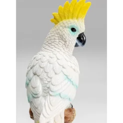 Deko & Geschenkartikel|KARE Design Deko Figur Parrot Cockatoo Weis 38Cm