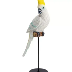 Deko & Geschenkartikel|KARE Design Deko Figur Parrot Cockatoo Weis 38Cm