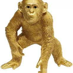 Deko & Geschenkartikel|KARE Design Deko Figur Playing Ape Gold 50