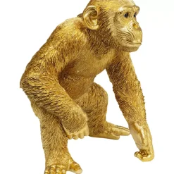 Deko & Geschenkartikel|KARE Design Deko Figur Playing Ape Gold 50