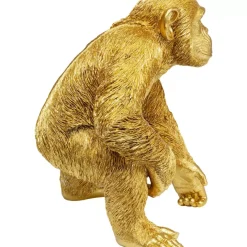 Deko & Geschenkartikel|KARE Design Deko Figur Playing Ape Gold 50