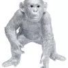 Deko & Geschenkartikel|KARE Design Deko Figur Playing Ape Silber 50