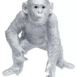 Deko & Geschenkartikel|KARE Design Deko Figur Playing Ape Silber 50