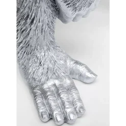 Deko & Geschenkartikel|KARE Design Deko Figur Playing Ape Silber 50