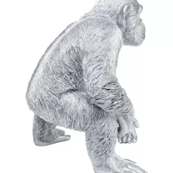 Deko & Geschenkartikel|KARE Design Deko Figur Playing Ape Silber 50