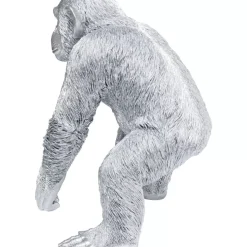 Deko & Geschenkartikel|KARE Design Deko Figur Playing Ape Silber 50