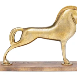 Deko & Geschenkartikel|KARE Design Deko Figur Proud Horse Brass 31Cm