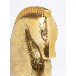 Deko & Geschenkartikel|KARE Design Deko Figur Proud Horse Brass 31Cm