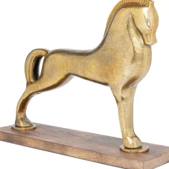 Deko & Geschenkartikel|KARE Design Deko Figur Proud Horse Brass 31Cm