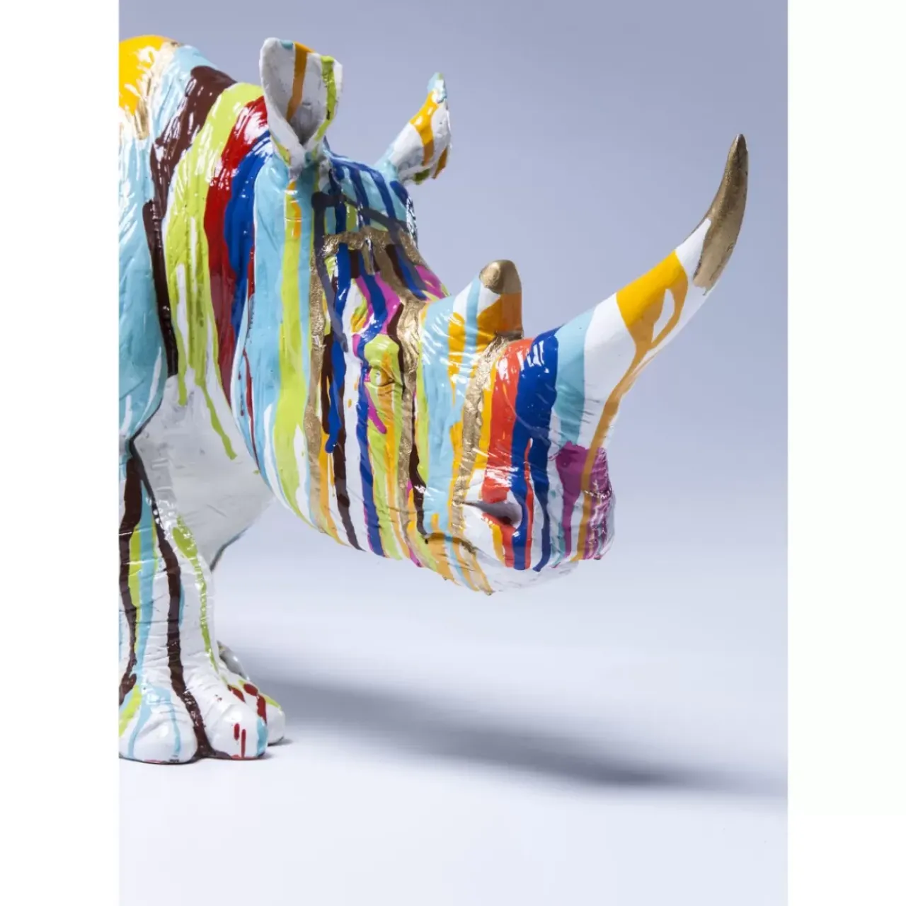 Deko & Geschenkartikel|KARE Design Deko Figur Rhino Colore 26Cm