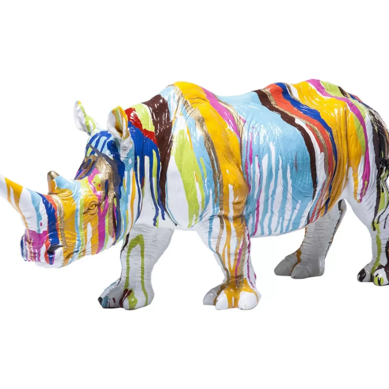 Deko & Geschenkartikel|KARE Design Deko Figur Rhino Colore 26Cm