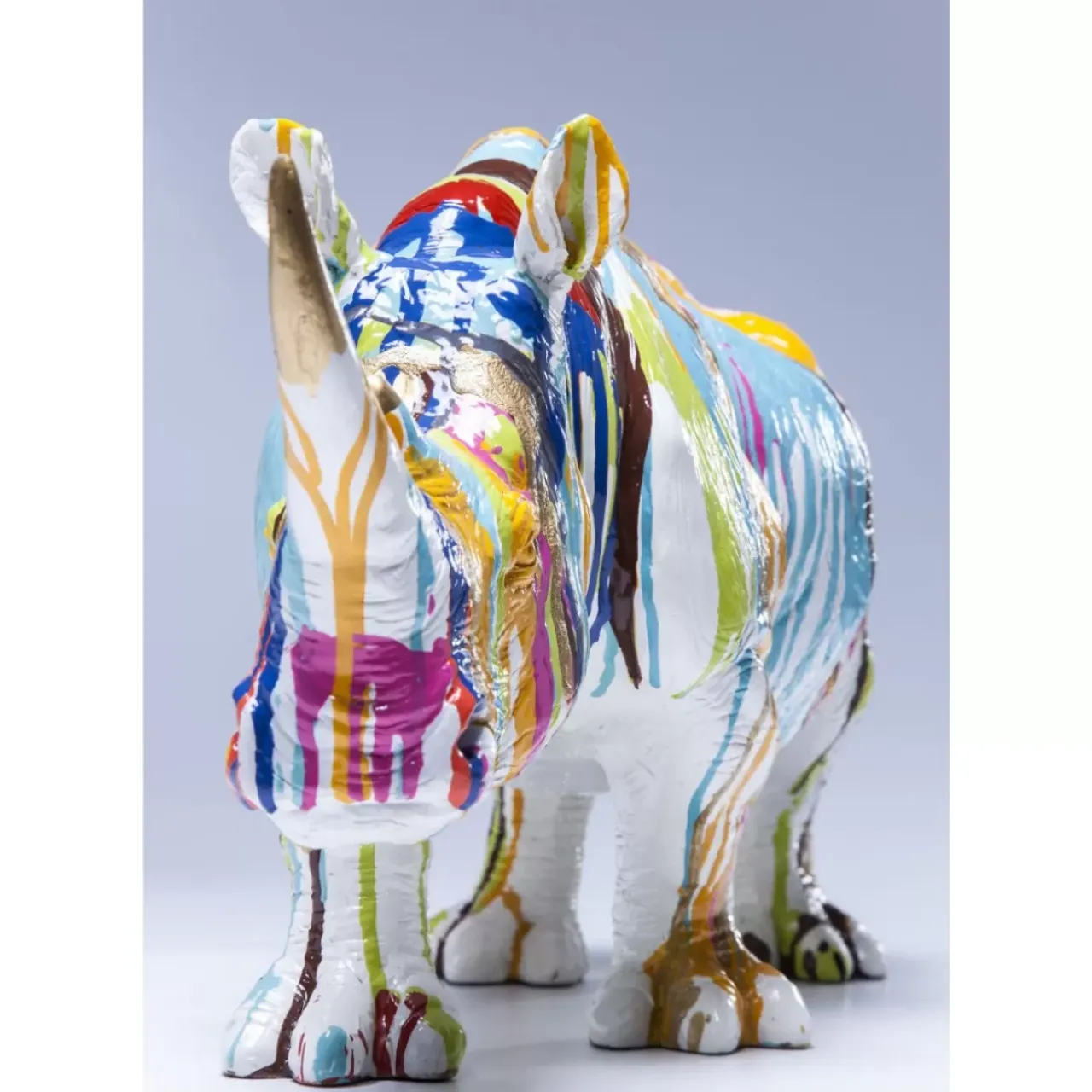 Deko & Geschenkartikel|KARE Design Deko Figur Rhino Colore 26Cm