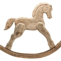 Deko & Geschenkartikel|KARE Design Deko Figur Rocking Horse Nature