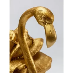 Deko & Geschenkartikel|KARE Design Deko Figur Rose Flamingo Gold 42Cm