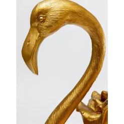 Deko & Geschenkartikel|KARE Design Deko Figur Rose Flamingo Gold 63Cm