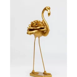 Deko & Geschenkartikel|KARE Design Deko Figur Rose Flamingo Gold 63Cm