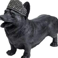 Deko & Geschenkartikel|KARE Design Deko Figur Royal Standing Corgi Schwarz