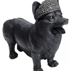 Deko & Geschenkartikel|KARE Design Deko Figur Royal Standing Corgi Schwarz