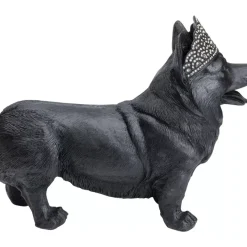 Deko & Geschenkartikel|KARE Design Deko Figur Royal Standing Corgi Schwarz