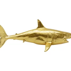 Deko & Geschenkartikel|KARE Design Deko Figur Shark Henry Gold 106Cm
