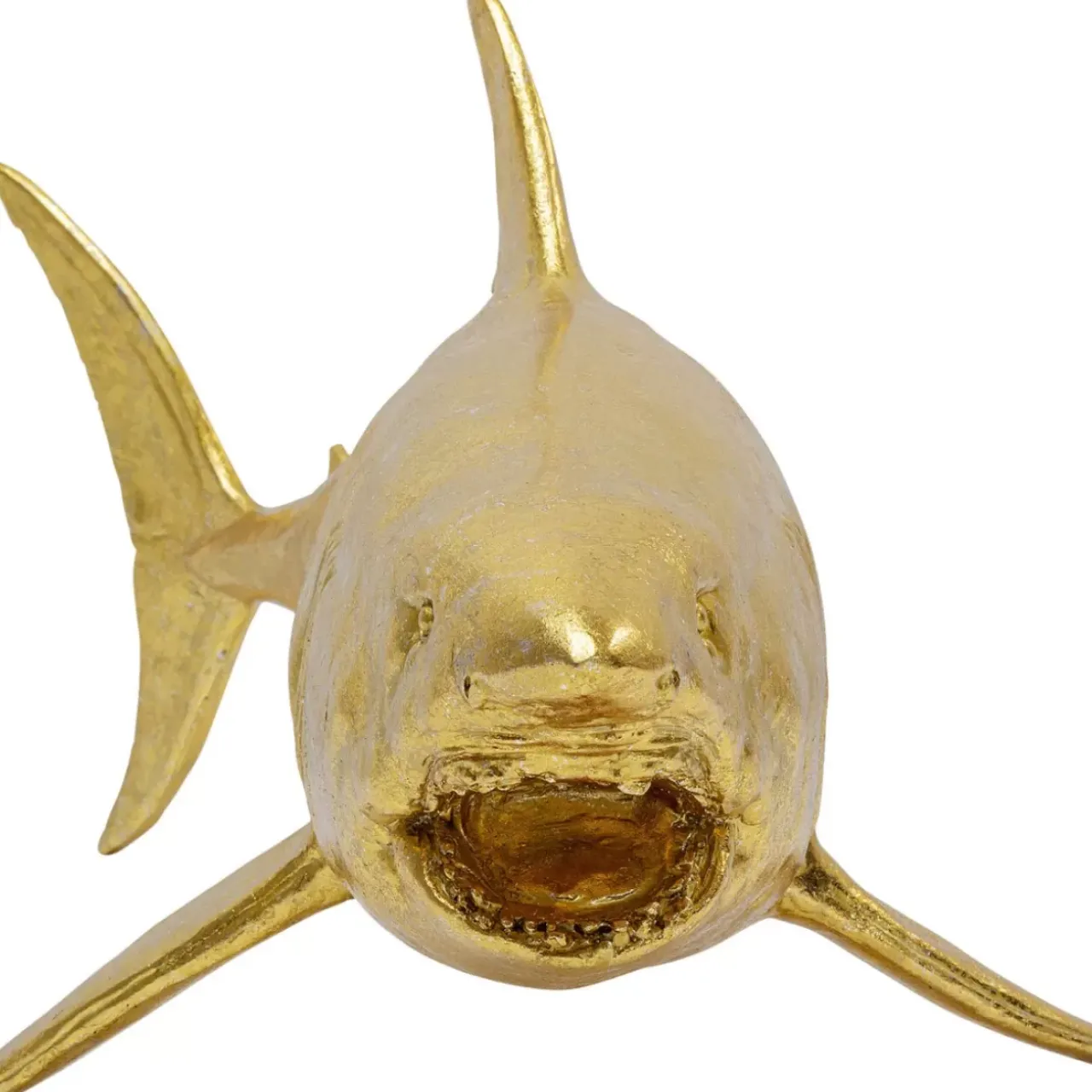 Deko & Geschenkartikel|KARE Design Deko Figur Shark Henry Gold 106Cm