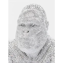 Deko & Geschenkartikel|KARE Design Deko Figur Shiny Gorilla Silber 80Cm