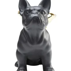 Deko & Geschenkartikel|KARE Design Deko Figur Sitting Angel Dog Gold-Schwarz